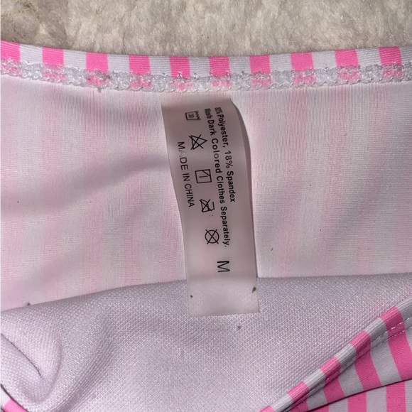 Pink One-Shoulder Bikini Set - Picture 4 of 5